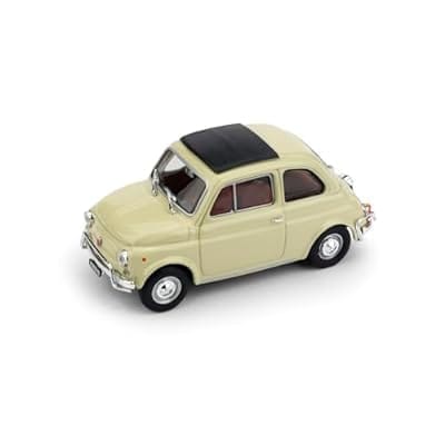 ブルム 1/43 フィアット 500L 1968-1972 クローズ アンティークアイボリー/ブラウンインテリア