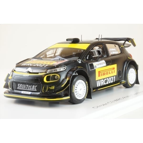 スパーク 1/43 シトロエン C3 サンテロック 2020 WRC ラリー・サルデーニャ ピエリ ティレルTest P.ソルベルグ/A.ミケルセン S6574