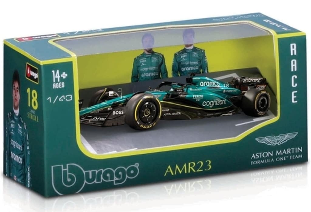 ブラーゴ 1/43 アストンマーチン AMR23 No.18 2023 F1 L.ストロール