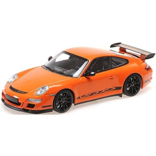 ミニチャンプス 1/18 ポルシェ 911 GT3 RS 2007 オレンジ
