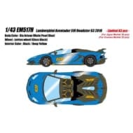 アイドロン コレクション 1/43 ランボルギーニ アヴェンタドール SVJ 63 ロードスター 2019 ブルーアリオネ
