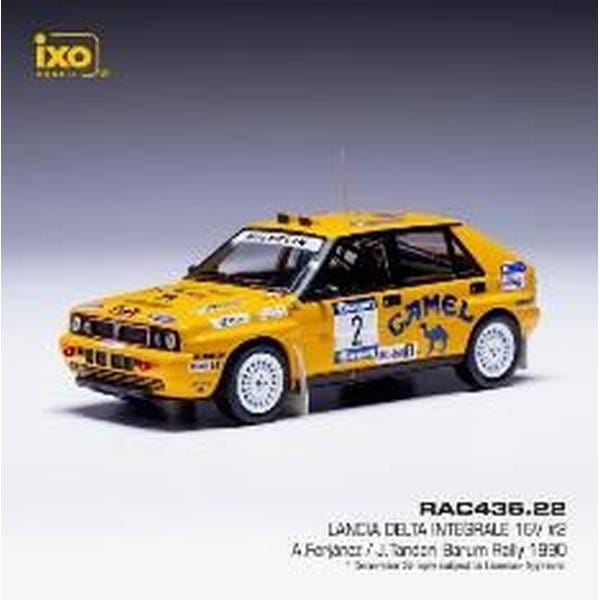 イクソ 1/43 ランチア デルタ インテグラーレ 16V No.2 1990 ERC バルムラリー A.Ferjancz/J.Tandari