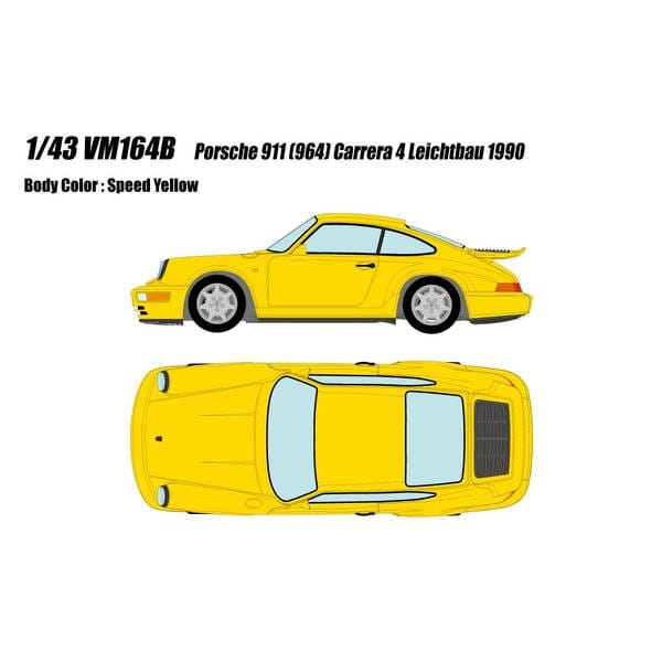 ヴィジョン 1/43 ポルシェ 911 964 カレラ 4 ライトウェイト 1990 スピードイエロー VM164B