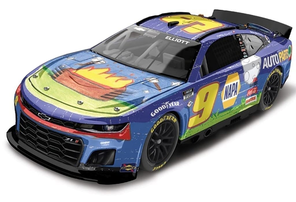 ライオネルレーシング 1/24 シボレーカマロZL1 No.9 NAPA CHILDREN'S HEALTHCARE OF ATLANTA 2023 NASCAR C.エリオット