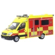 オックスフォード 1/76 メルセデス・ベンツ 救急車 ベッドフォードシャー消防救助サービス