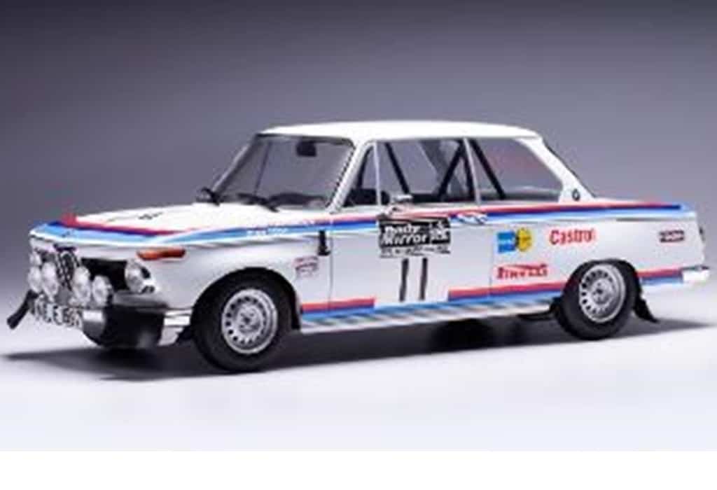 イクソ 1/18 BMW 2002 No.11 1973 WRC RACラリー A.ヴァルムボルト/J.Todt