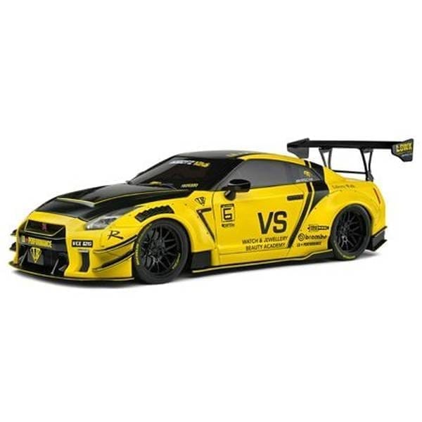 ソリド 1/18 ニッサン GT-R R35 LB WORKS ボディキット 2.0 2020 イエロー