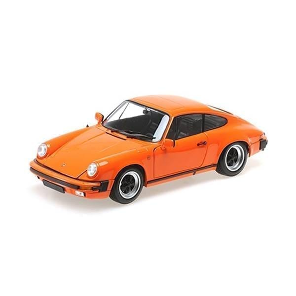 ミニチャンプス 1/18 ポルシェ 911 カレラ クーペ 3.2 1983 オレンジ