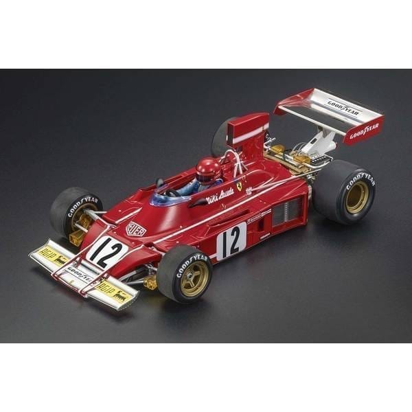 トップマルケス 1/18 フェラーリ 312B3 No.12 1974 F1 アルゼンチンGP 2位 N.ラウダ ドライバー付