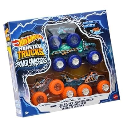 1/64 Hot Wheels モンスタートラック パワースマッシャーズ トランスポーターセット [HYJ29-9864]