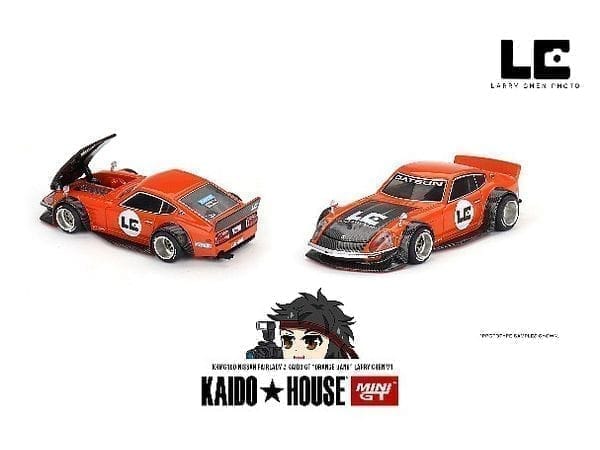 MINI GT4 ニッサン フェアレディ Z Kaido GT 'ORANGE BANG' Larry Chen V1 左ハンドル仕様