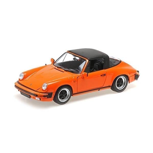 ミニチャンプス 1/18 ポルシェ 911 カレラ 3.2 タルガ 1983 オレンジ