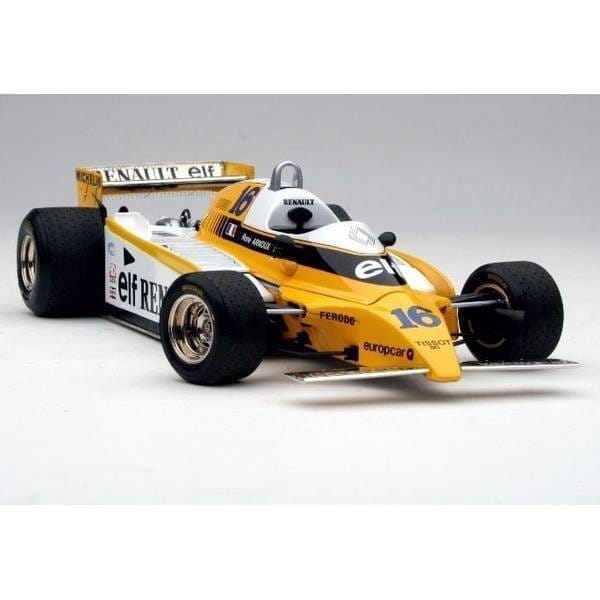 エグゾト 1/18 ルノー RE20 ターボ No.16 1980 F1 フランスGP R.アルヌー