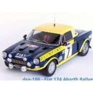 トロフュー 1/43 フィアット 124 アバルト ラリー No.7 1976 WRC ラリー・モンテカルロ 6位 M.Alen/I.Kivimaki