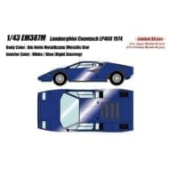 アイドロン 1/43 ランボルギーニ カウンタック LP400 1974 ブルーノッテメタリザート メタリックブルー