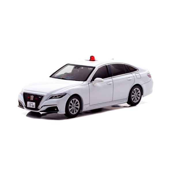 レイズ 1/43 トヨタ クラウン ARS220 2022 警視庁高速道路交通警察隊車両 覆面 ホワイト