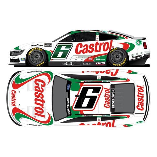 ライオネルレーシング 1/24 フォード マスタング No.6 カストロール 2024 NASCAR B.ケセロウスキー