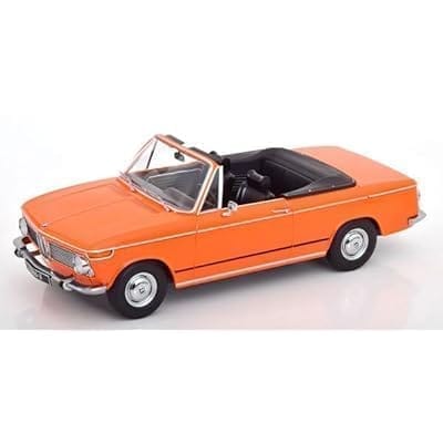 KKスケール 1/18 BMW 1600-2 カブリオレ 1968 オレンジ