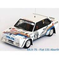 トロフュー 1/43 フィアット 131 アバルト No.279 1982 WRC ラリー・モンテカルロ 11位 R.Krattiger/F.Daminelli