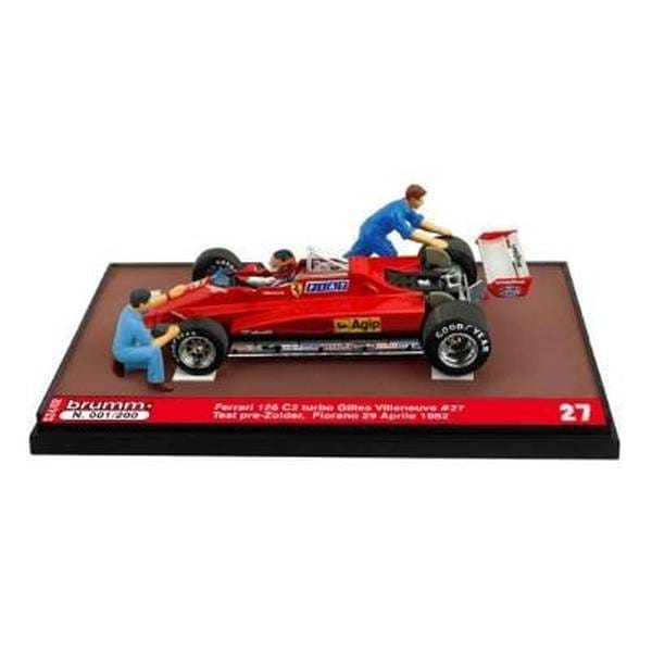 ブルム 1/43 フェラーリ 126 C2 No.27 1982 F1 フィオラノテストコース プレゾルダー G.ヴィルヌーヴ