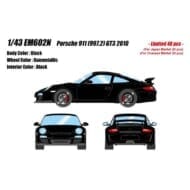 アイドロン 1/43 ポルシェ 911 997.2 GT3 2010 ブラック