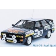 トロフュー 1/43 アウディ クアトロ No.198 1982 WRC ラリー・モンテカルロ P.Kruger/C.Williams