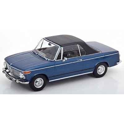 KKスケール 1/18 BMW 1600-2 カブリオレ 1968 ダークブルーメタリック