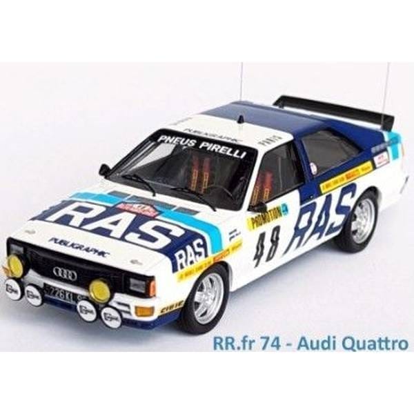 トロフュー 1/43 アウディ クアトロ No.48 1983 WRC ラリー・モンテカルロ P.Bos/N.Demuth