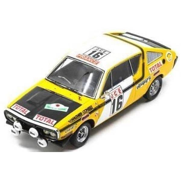 スパーク 1/43 ルノー 17 Gordini No.16 1976 Rallye du Maroc 6位 J.Prive/