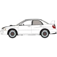 ジョニーライトニング4 スバル WRX インポートヒート 2002 ホワイト/カーボンボンネット