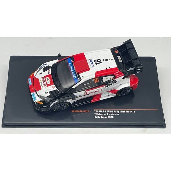 イクソ 1/43 トヨタ GRヤリス ラリー1 No.18 2023 WRC ラリー・ジャパン 勝田貴元