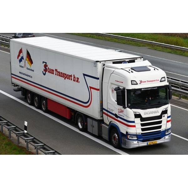 WSIModels 1/50 SCANIA S HIGHLINE CS20H 4X2 REEFER TRAILER 3 AXLE J.Stam