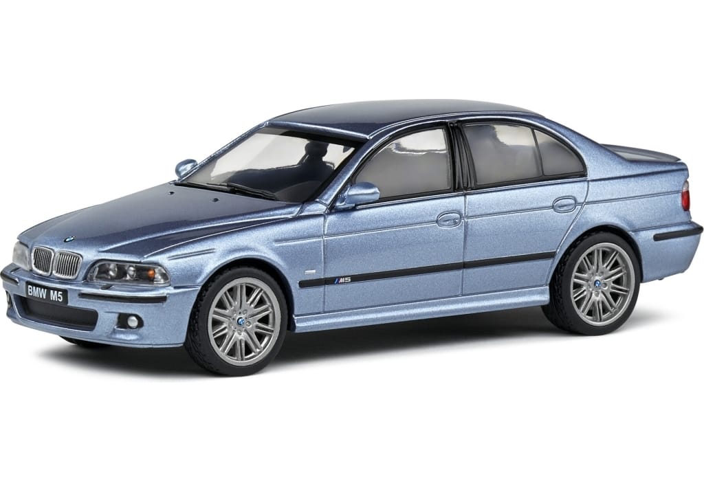 ソリド 1/43 BMW M5 E39 2000 シルバーブルー