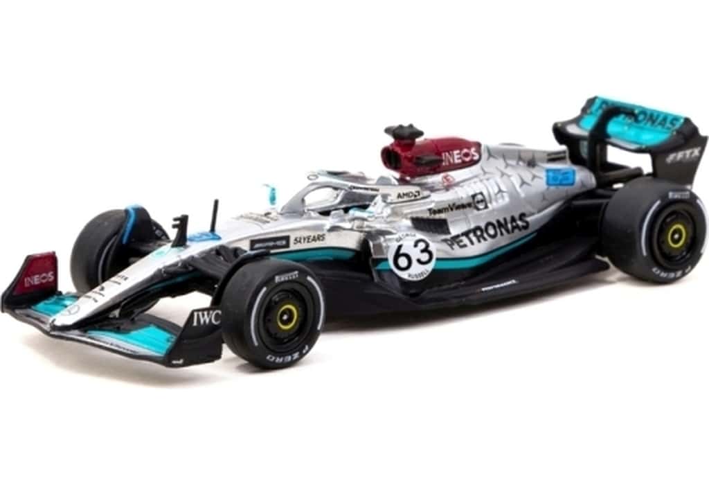 ターマックワークス4 メルセデスAMG F1 W13 E Performance No.63 2022 ベルギーGP G.ラッセル