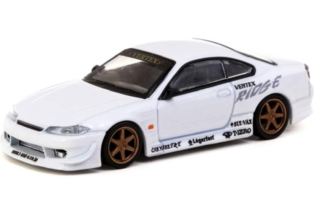 ターマックワークス4 VERTEX ニッサン シルビア S15 ホワイトメタリック