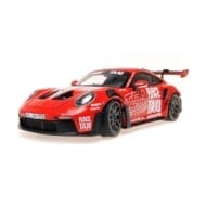 ミニチャンプス 1/18 ポルシェ 911 992 GT3RS 2024 レッド ゲットスピード レースタクシー>