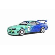 ソリド 1/18 ニッサン スカイライン GT-R R34 グリーン/ブルー