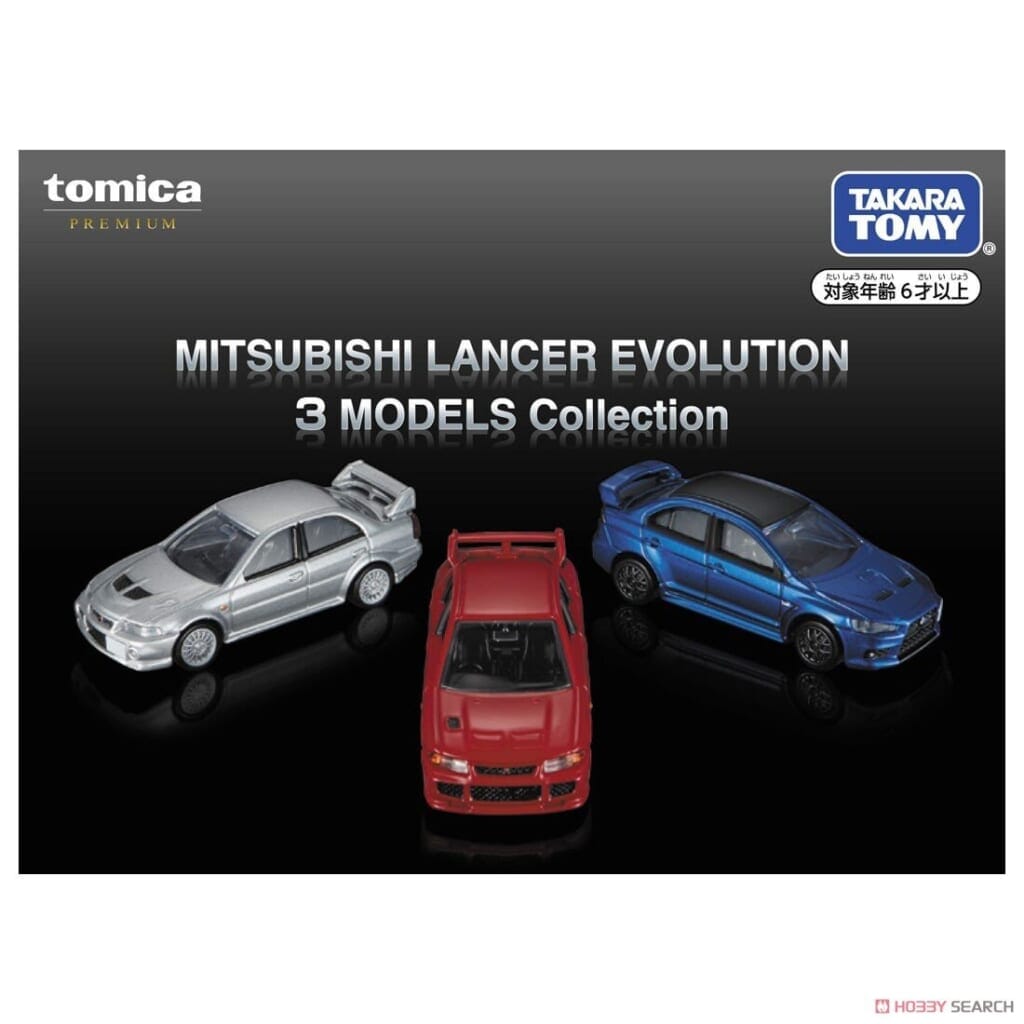 トミカプレミアム MITSUBISHI LANCER EVOLUTION MODELS Collection :ミニカー