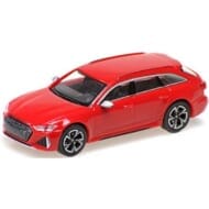 ミニチャンプス 1/87 アウディ RS 6 アバント 2019 レッドメタリック