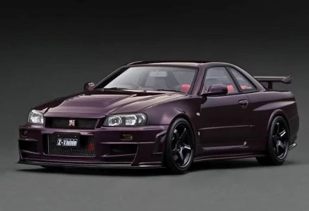 イグニッションモデル 1/18 ニッサン ニスモ R34 GT-R Z-tune ミッドナイトパープル