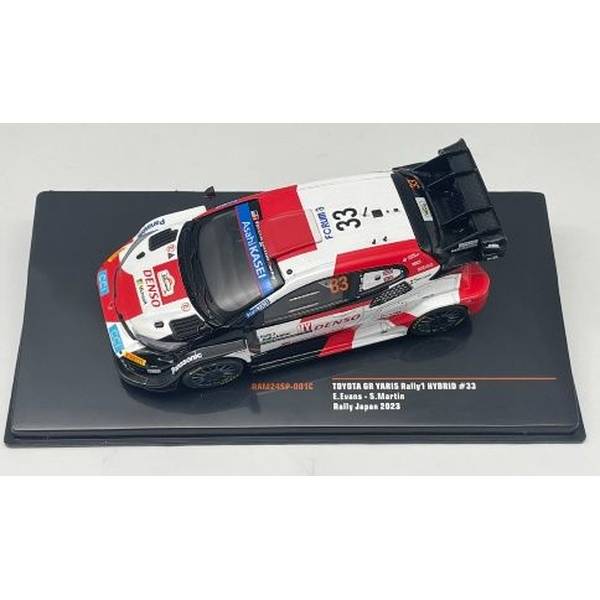 イクソ 1/43 トヨタ GRヤリス ラリー1 No.33 2023 WRC ラリー・ジャパン ウィナー E.エバンス