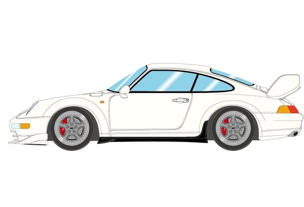 ヴィジョン 1/43 ポルシェ 911 993 カレラRS 1995 日本仕様 ホワイト