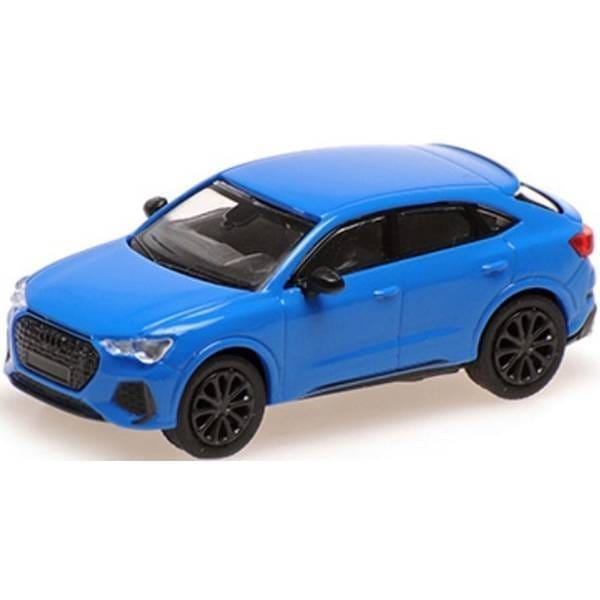 ミニチャンプス 1/87 アウディ RS Q3 スポーツバック 2019 ブルー