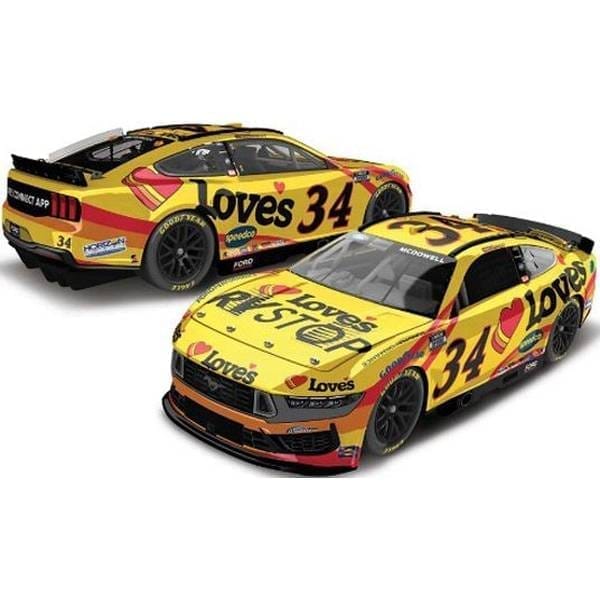 ライオネルレーシング 1/24 フォード マスタング No.34 LOVE'S RV STOP 2024 NASCAR M.マクドウェル