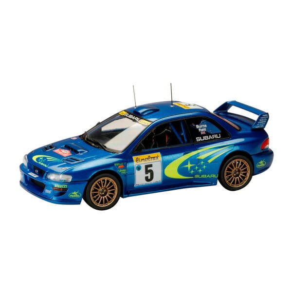 ホビージャパン 1/43 スバル インプレッサ No.5 1999 WRC ラリー・モンテカルロ 8位 R.バーンズ/R.レイド