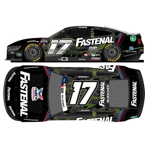 ライオネルレーシング4 フォード マスタング No.17 FASTENAL SALUTES 2024 NASCAR C.ブッシャー