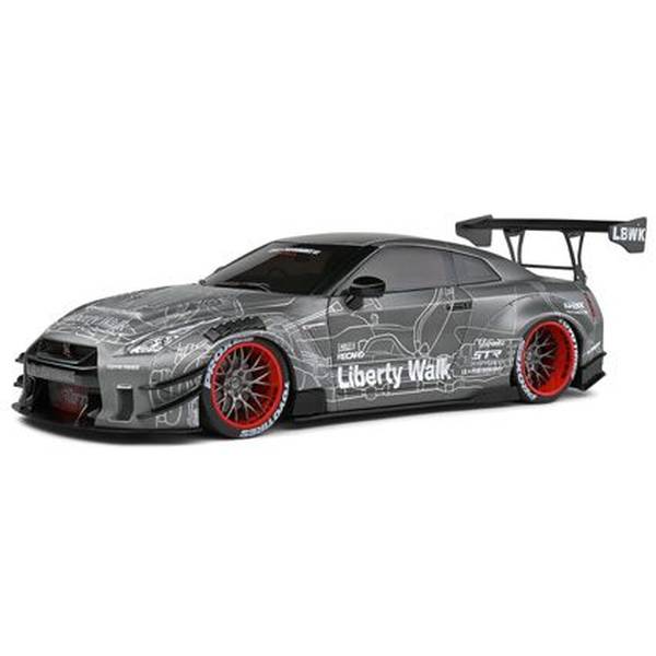 ソリド 1/18 ニッサン GT-R R35 LB☆WORKS カタログデザイン 2020 グレー