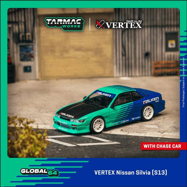 ターマックワークス4 ニッサン VERTEX シルビア S13 Falken