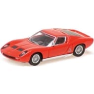 ミニチャンプス 1/87 ランボルギーニ ミウラ 1966 レッド