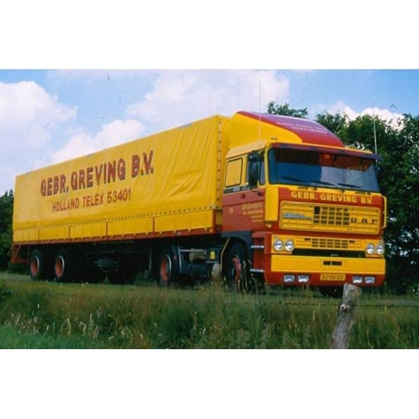 WSIModels 1/50 DAF 3300 Gebr.Greving Transport 4X2 CLASSIC CURTAINSIDER TRAILER 2 AXLE